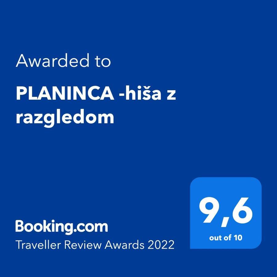 シュマリェ・プリ・イェルシャフPlaninca -Hisa Z Razgledomアパートメント エクステリア 写真